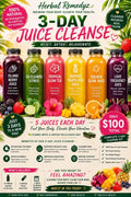 3-Day Juice Cleanse~18 Teas Total