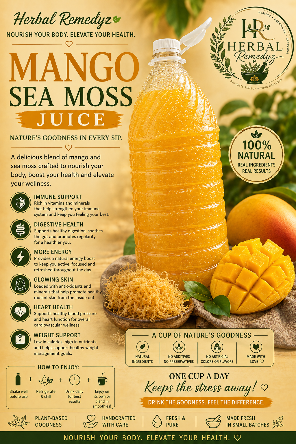 Mango Juice SeaMoss