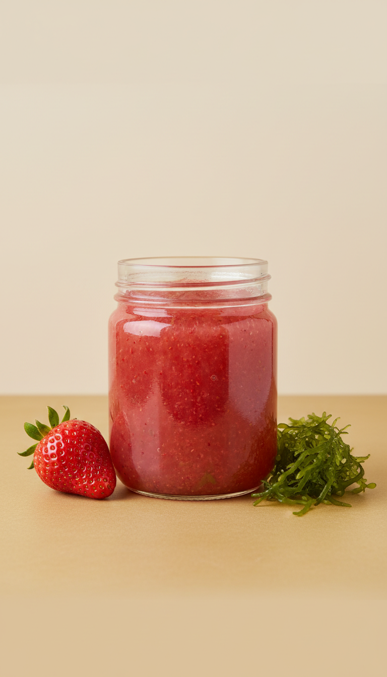 Strawberry SeaMoss Gel Jar 16oz jar